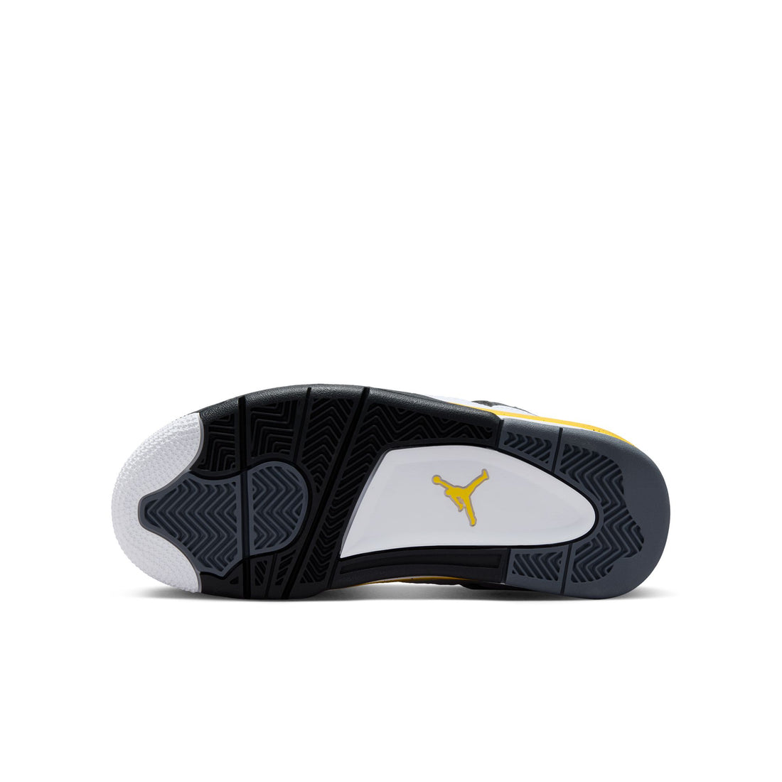 Air Jordan 4 Retro GS (White/Tour Yellow/Dark Blue Grey/Black)