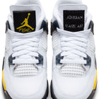 Air Jordan 4 Retro GS (White/Tour Yellow/Dark Blue Grey/Black)