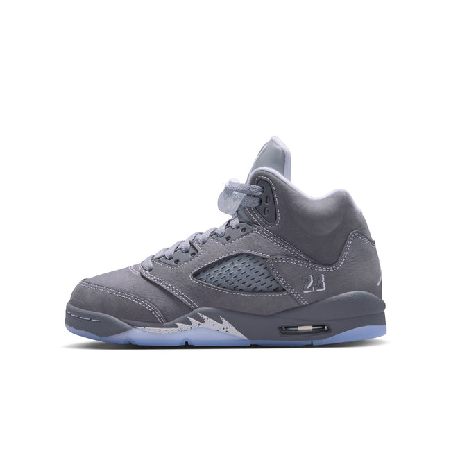 Air Jordan 5 Retro GS (LT Graphite/White/Wolf Grey)