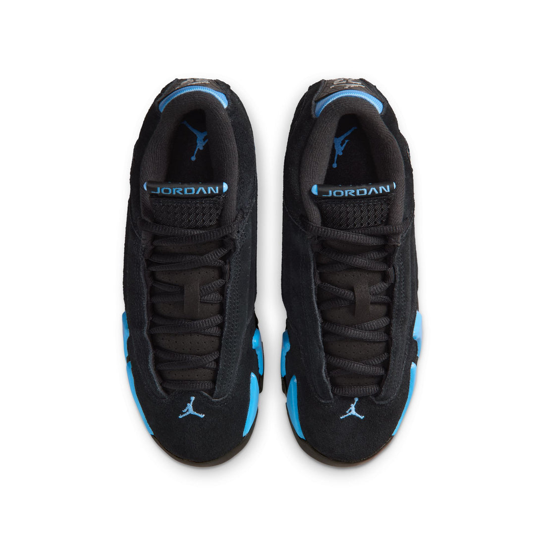 Air Jordan 14 Retro GS (Black/White/University Blue)