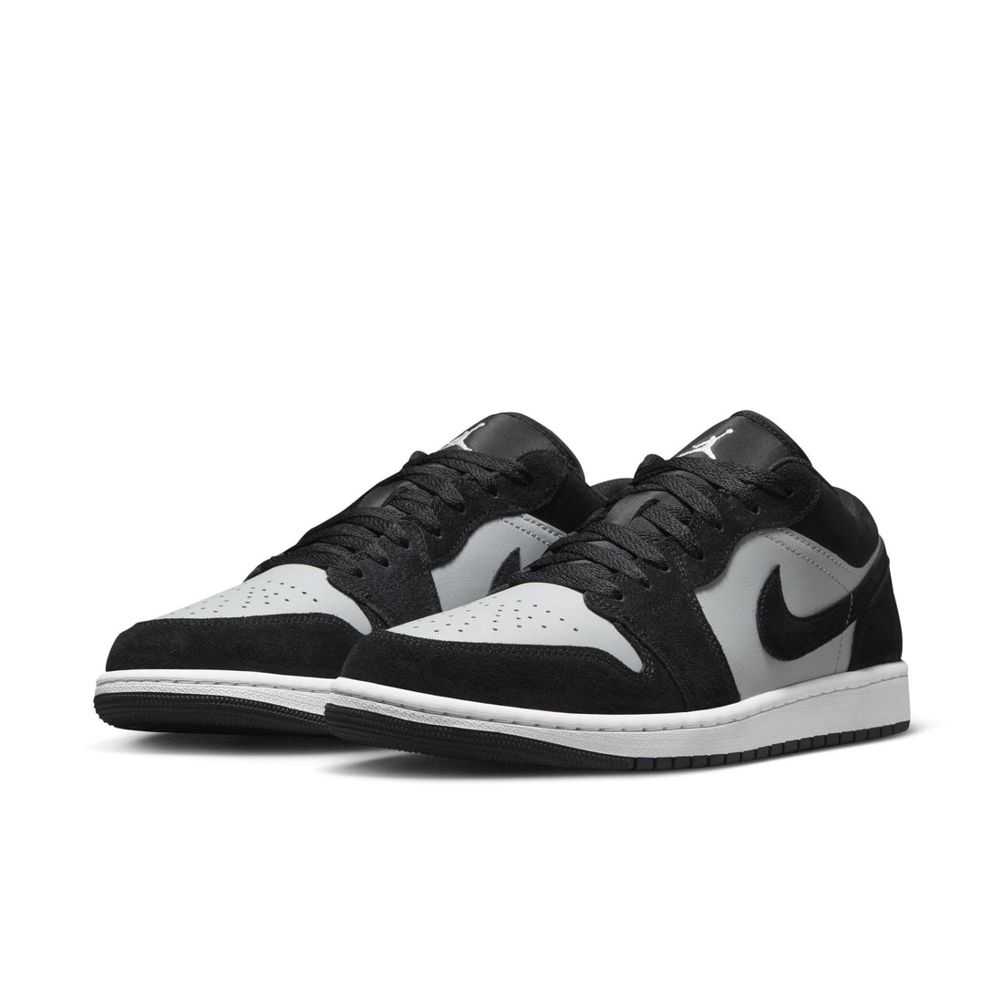 Air Jordan 1 Low (BLACK/WHITE-LT SMOKE GREY)