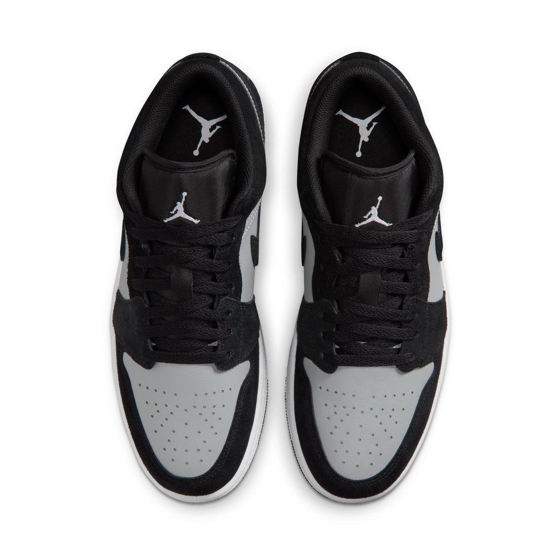 Air Jordan 1 Low (BLACK/WHITE-LT SMOKE GREY)