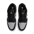 Air Jordan 1 Low (BLACK/WHITE-LT SMOKE GREY)