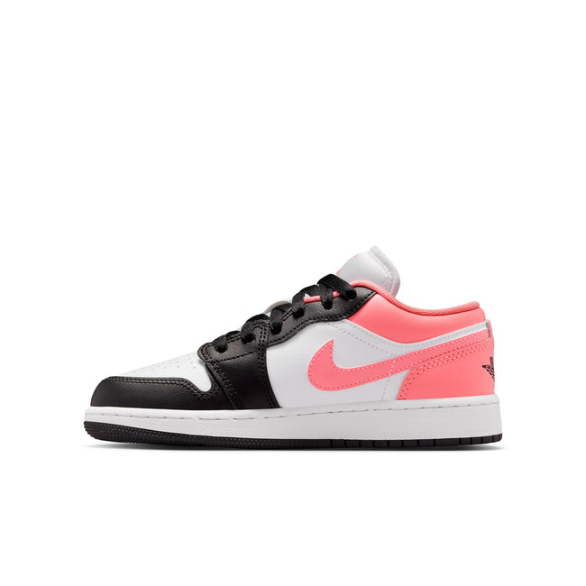 Air Jordan 1 Low GS (Black/Pink Glaze/White)