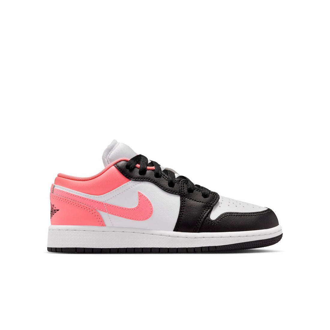 Air Jordan 1 Low GS (Black/Pink Glaze/White)