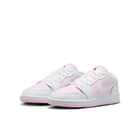 Air Jordan 1 Low GS (Pink Foam/White/Fire Red)