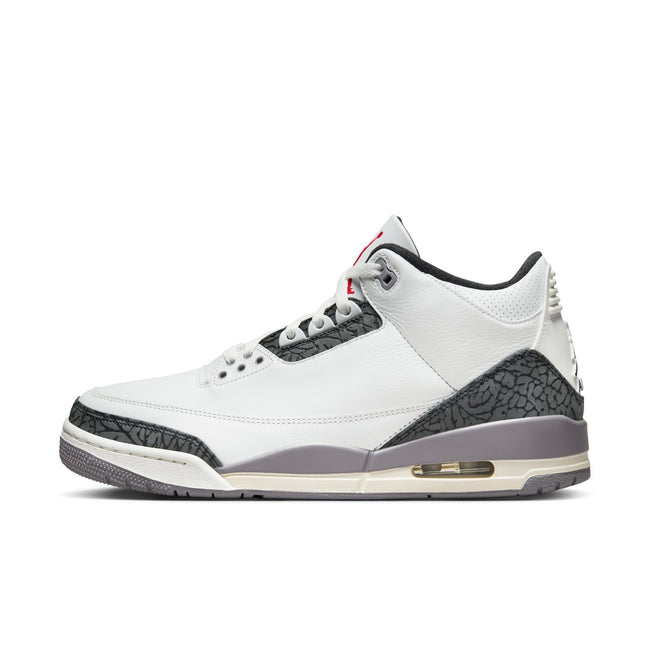 Air Jordan 3 Retro (Summit White/Fire Red)