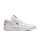 WMNS Air Jordan 1 Low SE (White/Metallic Gold/White)