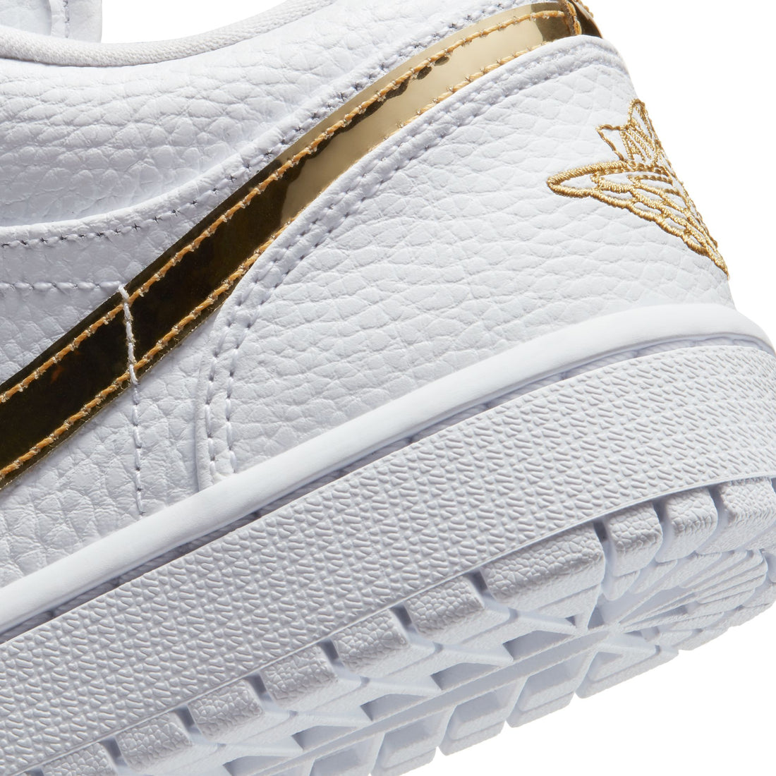 WMNS Air Jordan 1 Low SE (White/Metallic Gold/White)