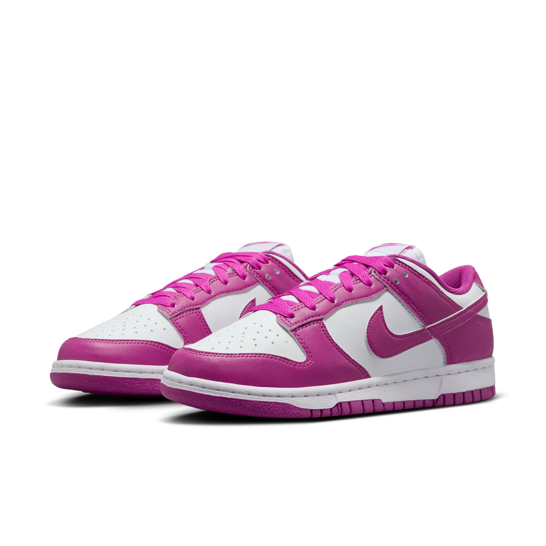 WMNS Nike Dunk Low Next Nature (White/Hot Fuchsia)