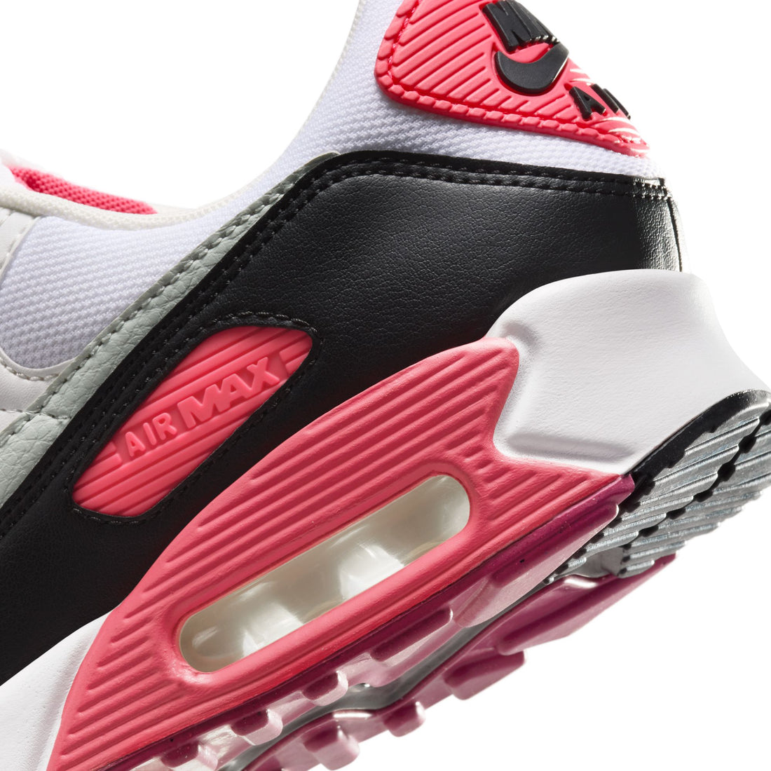 WMNS Nike Air Max 90 (White/Light Silver/Aster Pink)