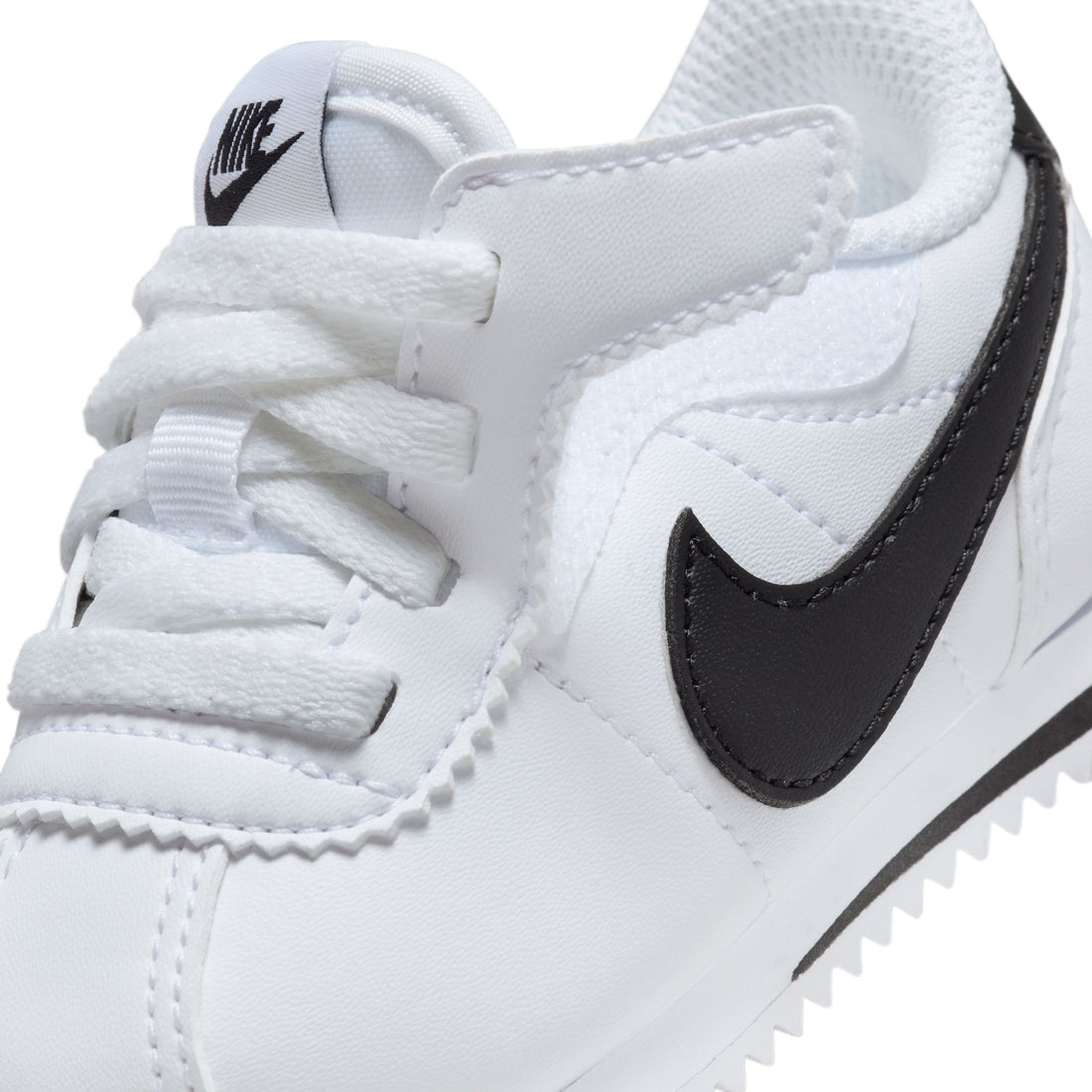 Nike Kids Cortez Easyon TD (White/Black)