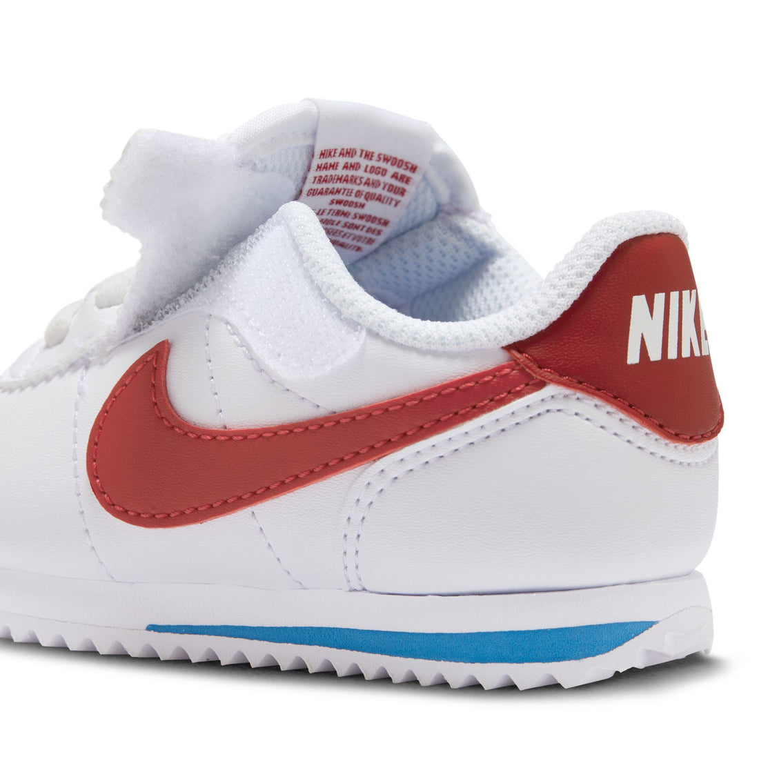 Nike Kids Cortez Easyon TDV (White/Varsity Red/VarsityBlue)