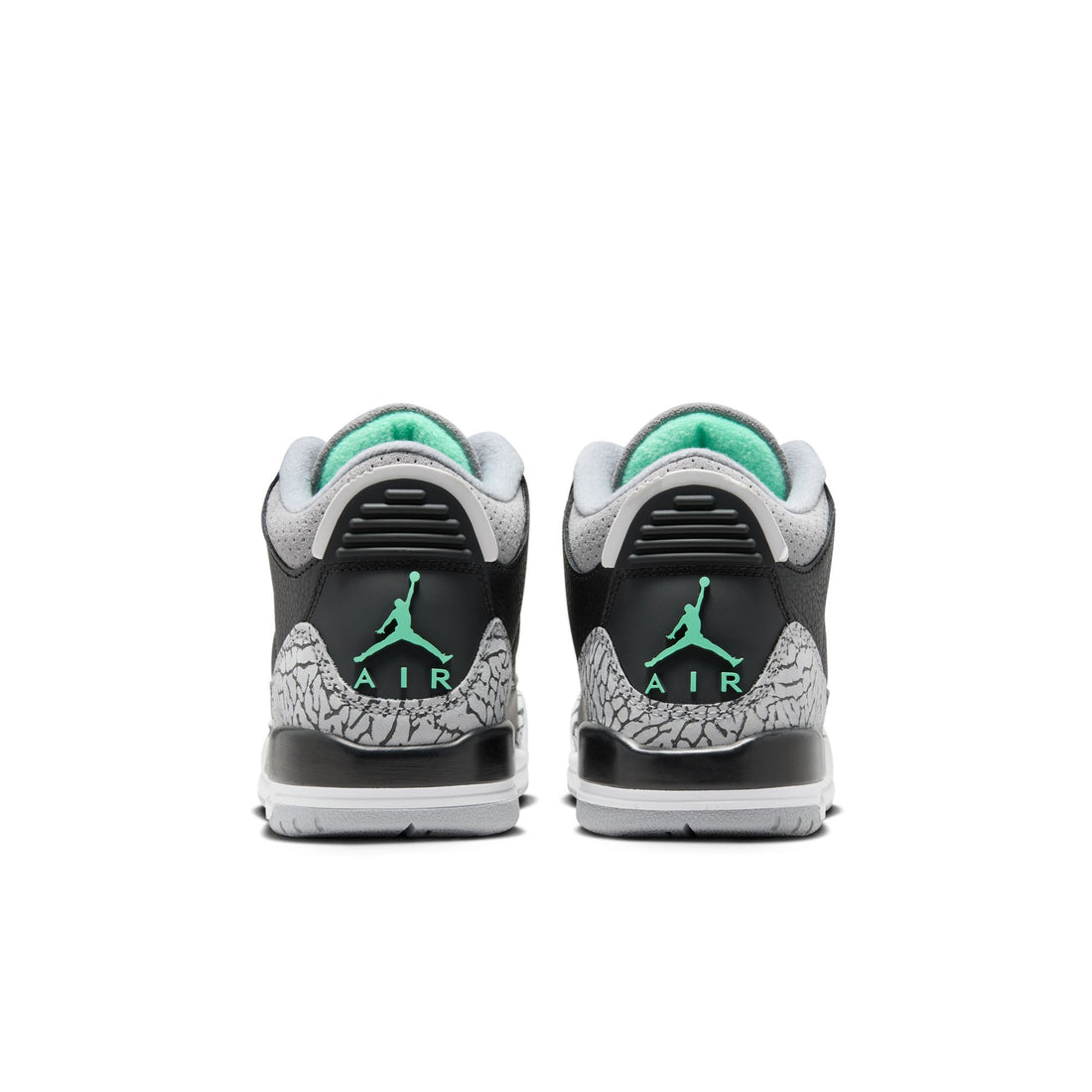Air Jordan 3 Retro (GS) (Black/Glow Green/Wolf Grey)