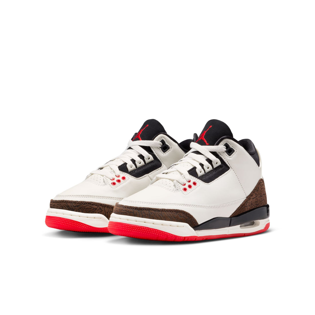 Air Jordan 3 Retro GS (Sail/Black/University Red)