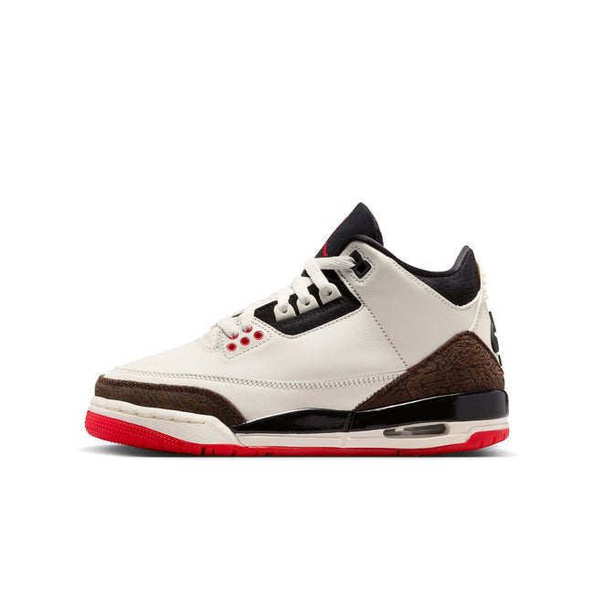 Air Jordan 3 Retro GS (Sail/Black/University Red)
