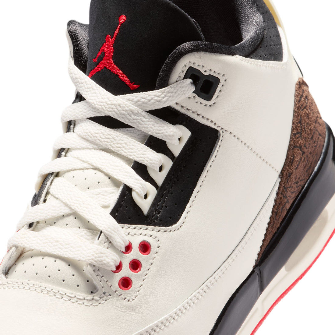 Air Jordan 3 Retro GS (Sail/Black/University Red)