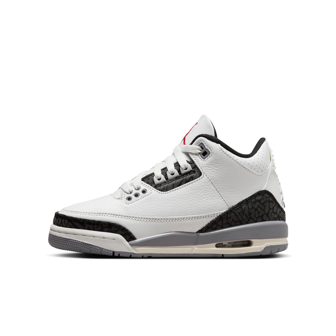 Air Jordan 3 Retro GS (Summit White/Fire Red)