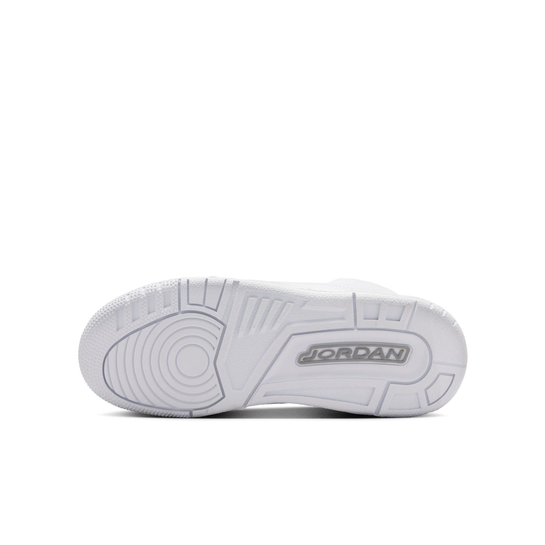 Air Jordan 3 Retro GS (White/Metallic Silver/White)