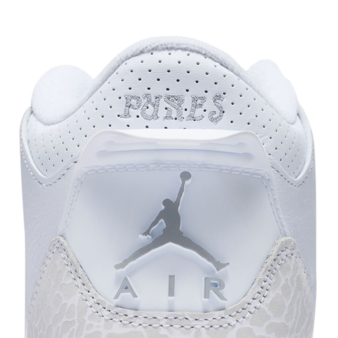 Air Jordan 3 Retro GS (White/Metallic Silver/White)