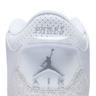 Air Jordan 3 Retro GS (White/Metallic Silver/White)