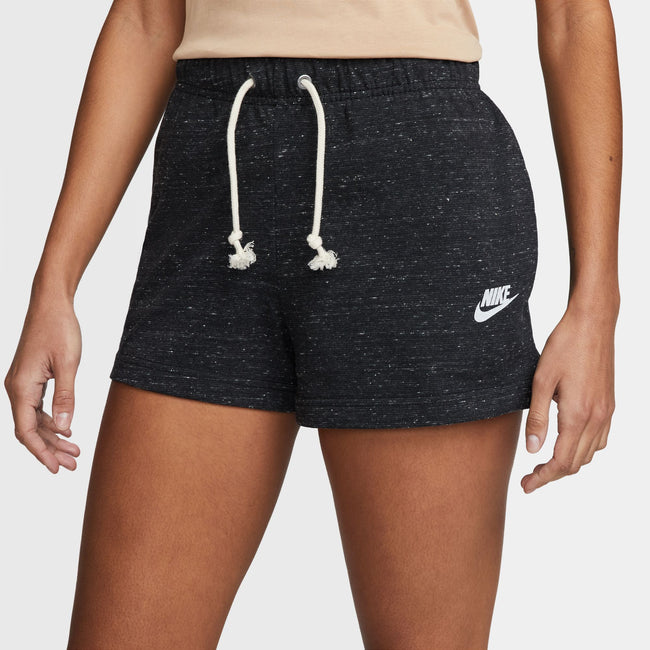 WMNS Nike Sportswear Vintage Gym Shorts (Black/White)