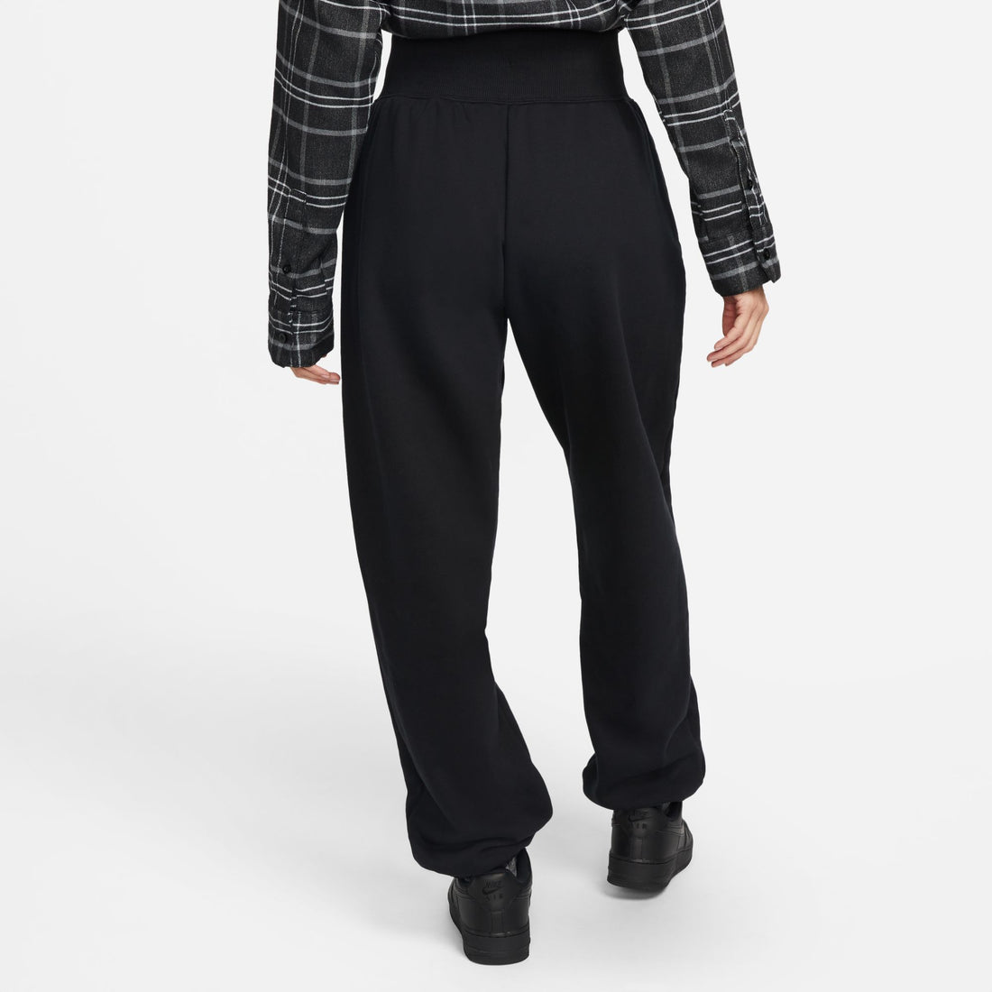 WMNS Nike Sportswear Phoenix Fleece High-Waisted Oversized Sweatpants (Black/Sail)