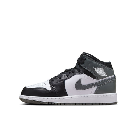 Air Jordan 1 Mid GS (Black/Iron Grey/White)