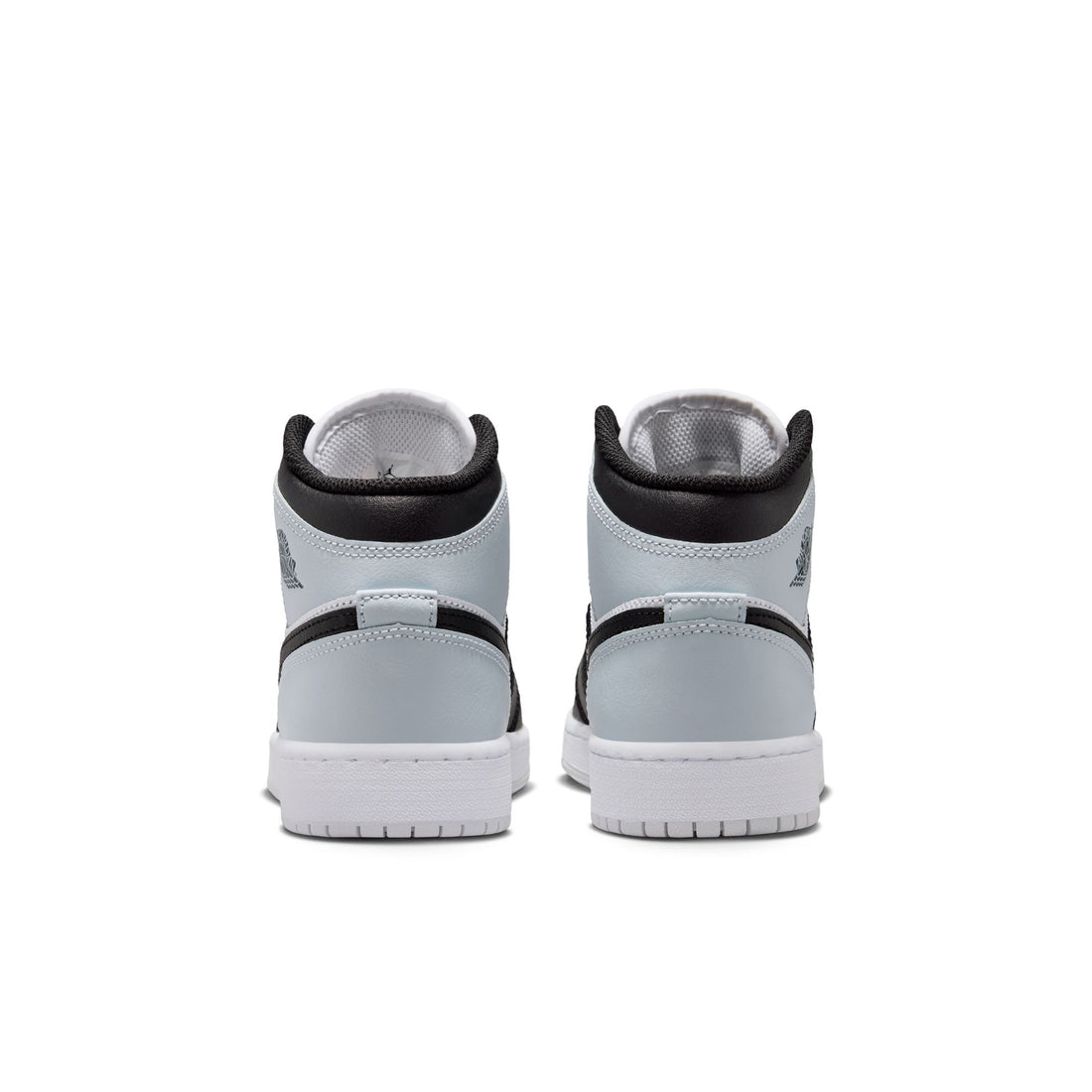 Air Jordan 1 Mid GS (Black/Black/Aura/Squadron Blue)