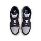 Air Jordan 1 Mid GS (Black/Black/Aura/Squadron Blue)