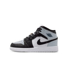 Air Jordan 1 Mid GS (Black/Black/Aura/Squadron Blue)