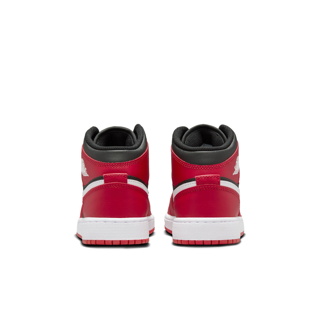 Air Jordan 1 Mid GS (Black/White/Gym Red)