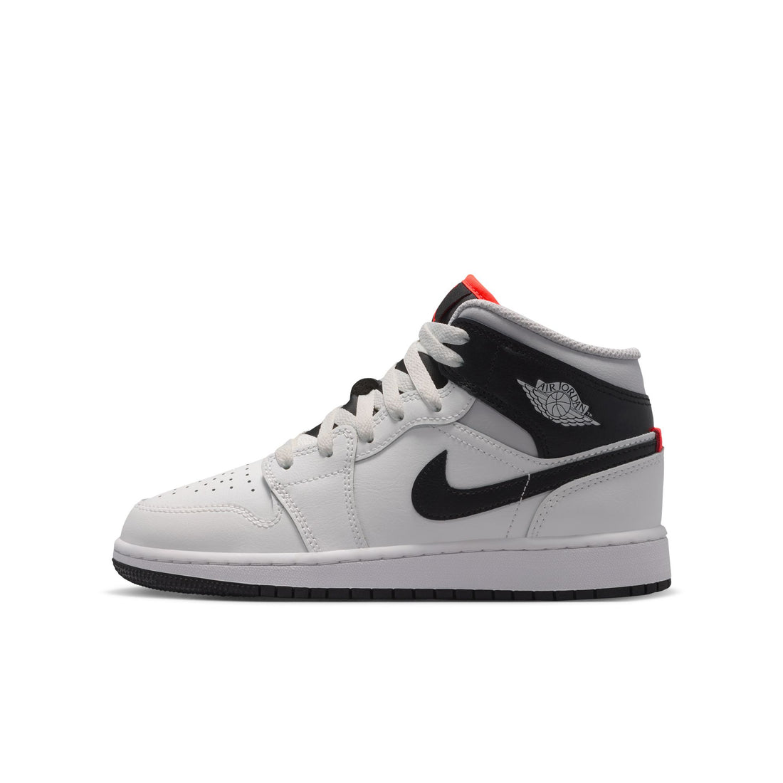 Aiir Jordan 1 Mid GS (Summit White/Black/Infared 23)