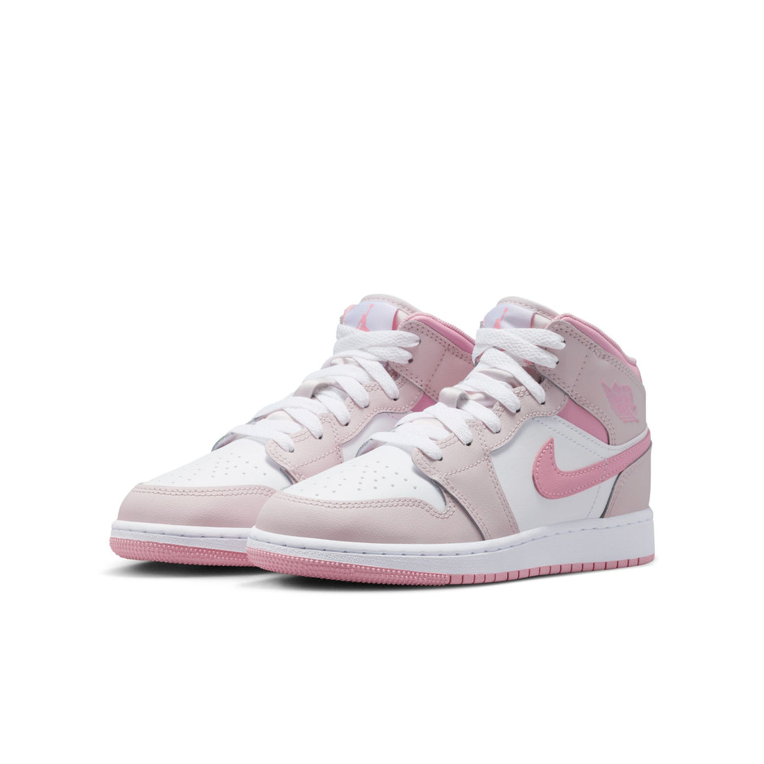 Air Jordan 1 Mid GS (Pearl Pink/Soft Pink/White)