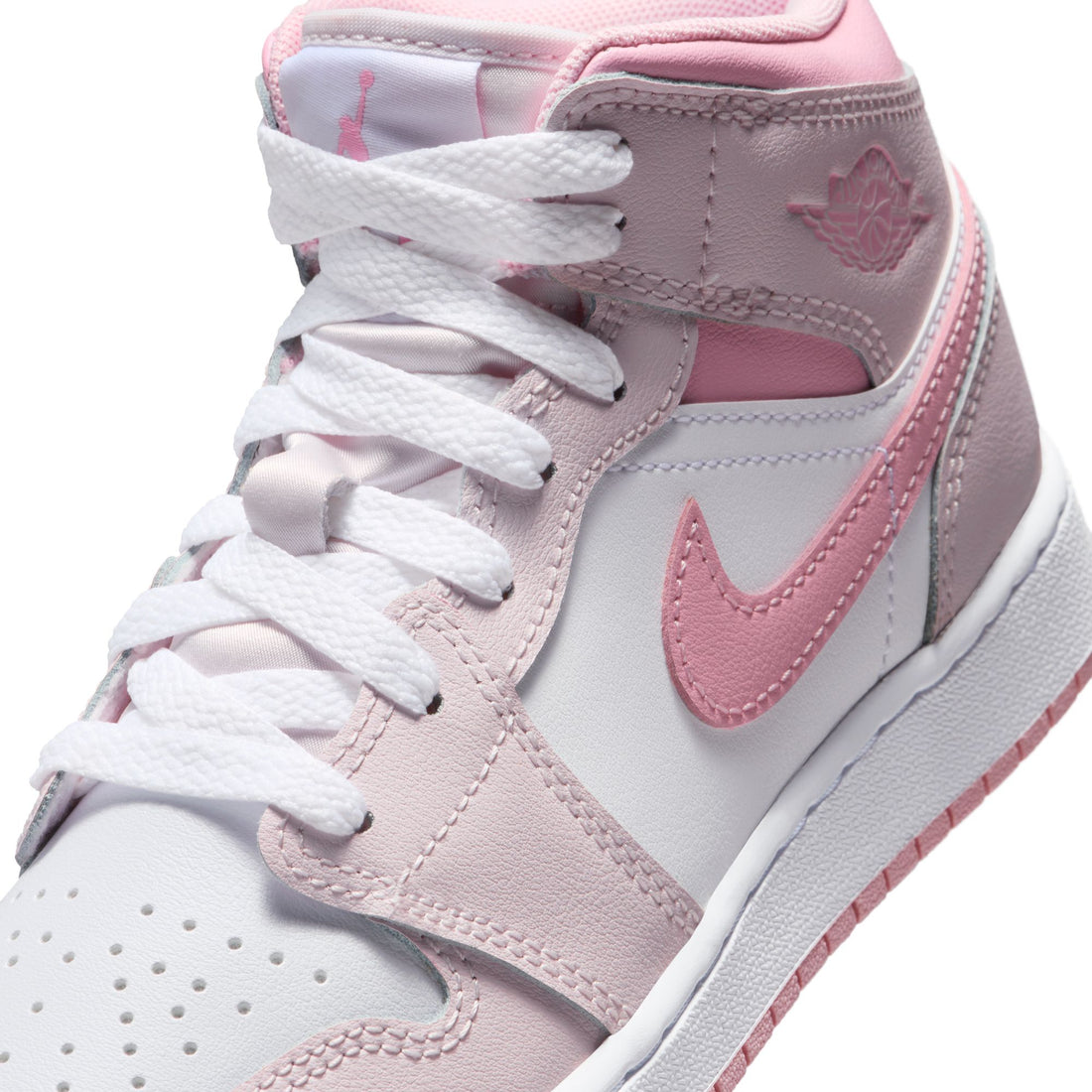 Air Jordan 1 Mid GS (Pearl Pink/Soft Pink/White)