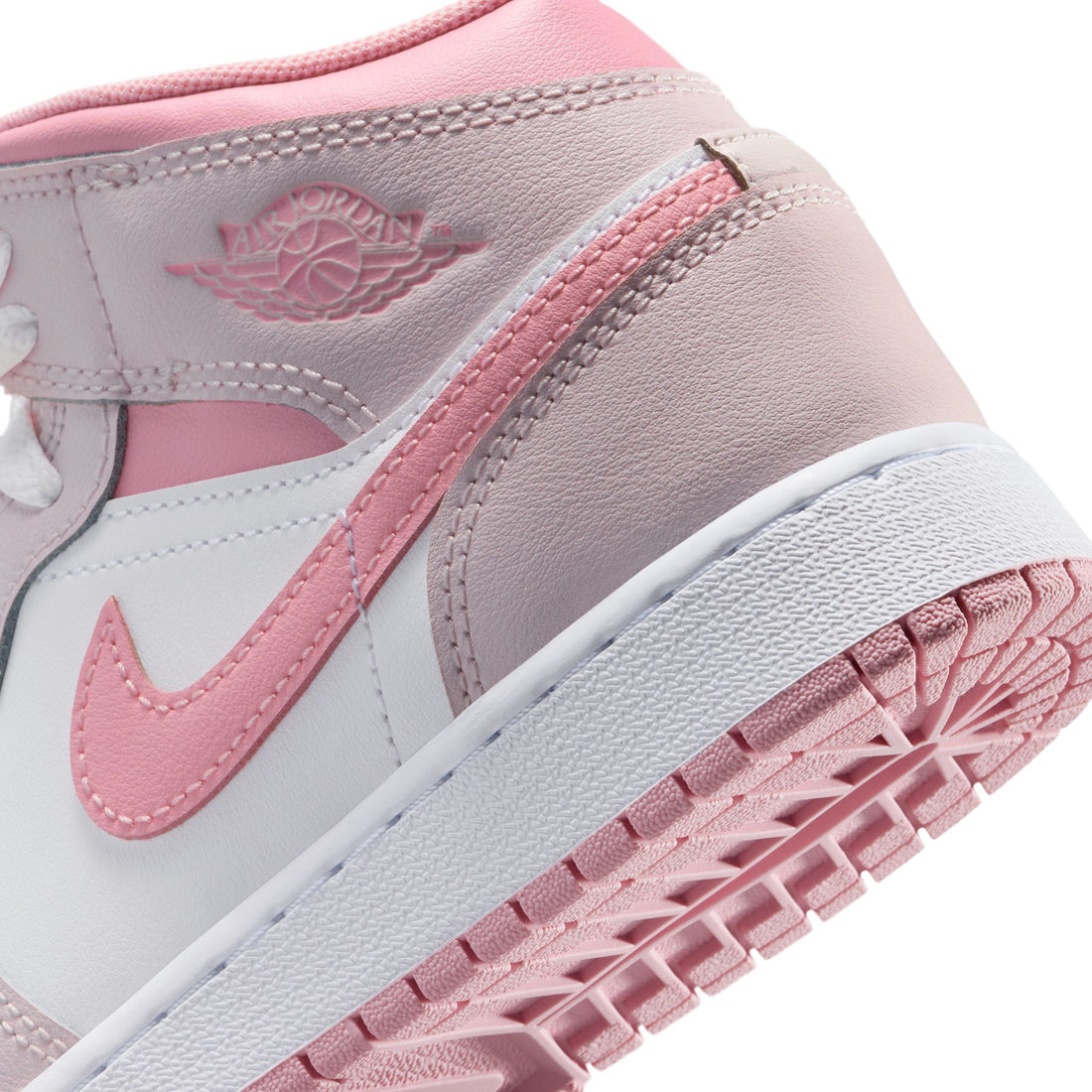 Air Jordan 1 Mid GS (Pearl Pink/Soft Pink/White)