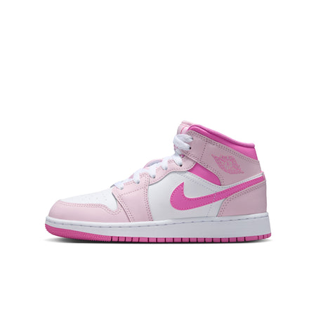 Air Jordan 1 Mid GS (Pink Foam/China Rose)