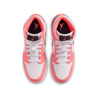Air Jordan 1 Mid GS (Pink Glaze/Black/White)