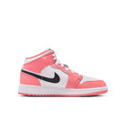 Air Jordan 1 Mid GS (Pink Glaze/Black/White)
