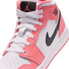 Air Jordan 1 Mid GS (Pink Glaze/Black/White)