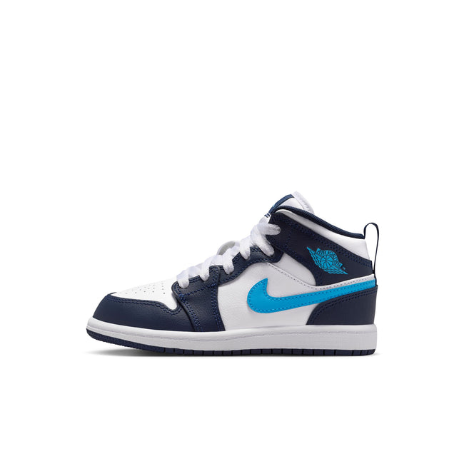 Air Jordan 1 Mid PS (Obsidian/DK Powder Blue/White)
