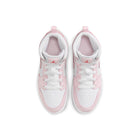 Jordan 1 Mid GS (Pink Foam/White/Fire Red)