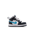 Air Jordan 1 Mid TD (Obsidian/DK Powder/White)
