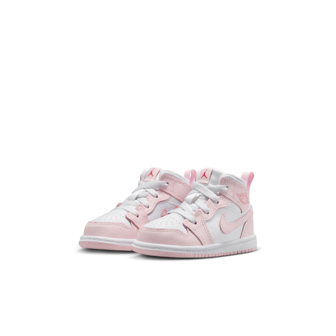 Air Jordan 1 Mid (TD) (PINK FOAM /WHITE-FIRE RED)