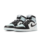 Air Jordan 1 Mid (Black/Squadron Blue/Aura/White)