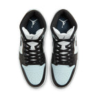 Air Jordan 1 Mid (Black/Squadron Blue/Aura/White)