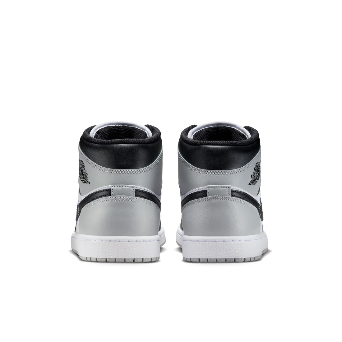 Air Jordan 1 Mid (White/Black/LT Smoke Grey)