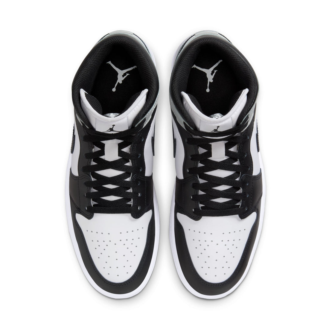 Air Jordan 1 Mid (White/Black/LT Smoke Grey)