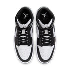 Air Jordan 1 Mid (White/Black/LT Smoke Grey)