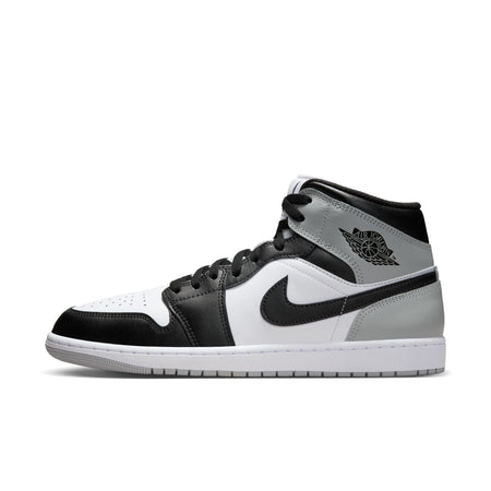 Air Jordan 1 Mid (White/Black/LT Smoke Grey)